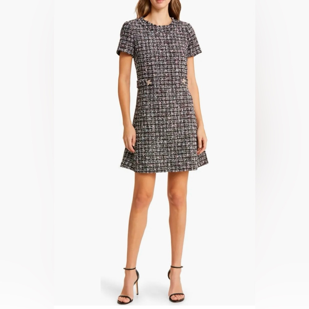 Eliza J Bouclé Shift Dress NWOT Size 12